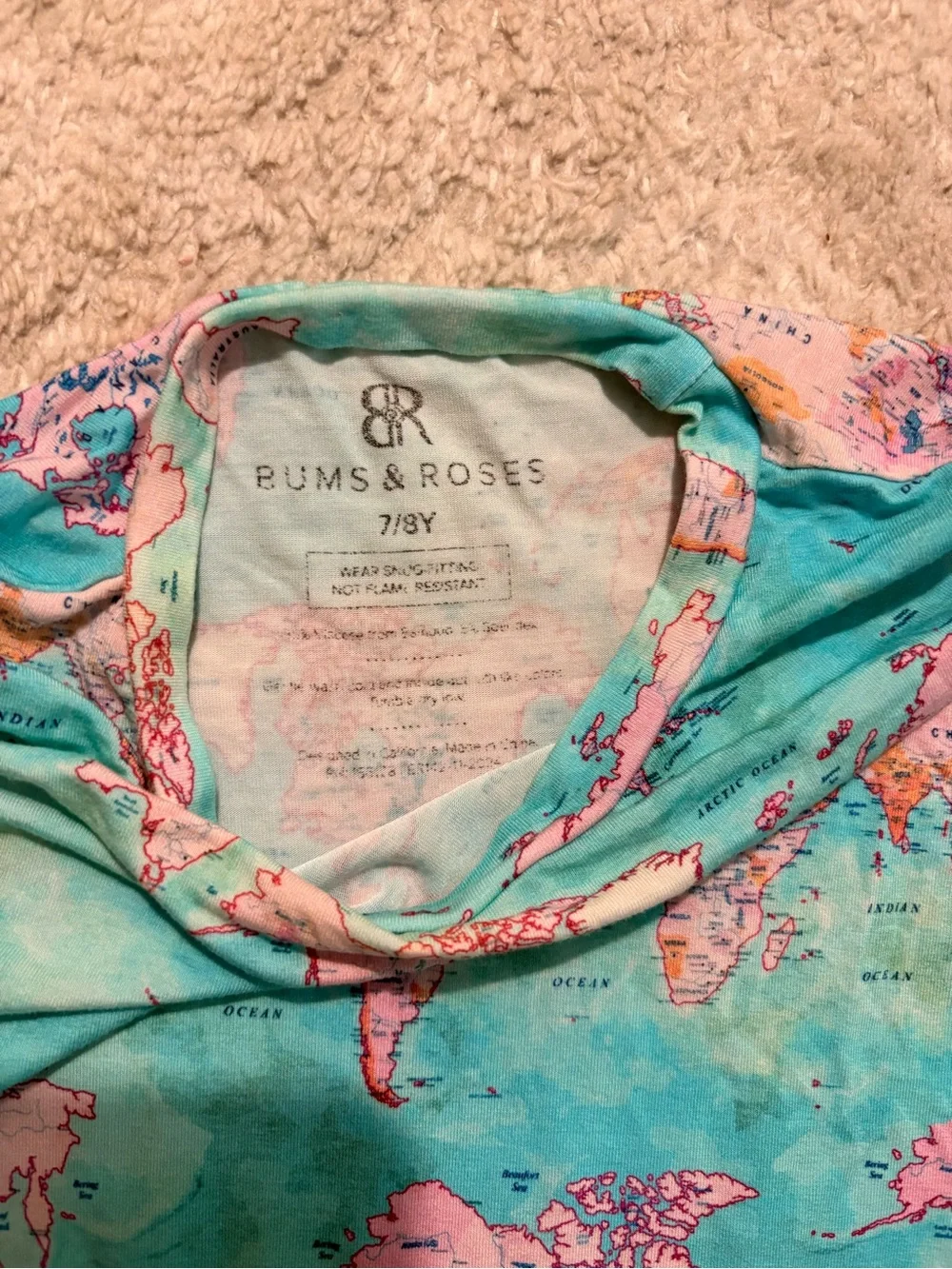 Bums and roses pajamas